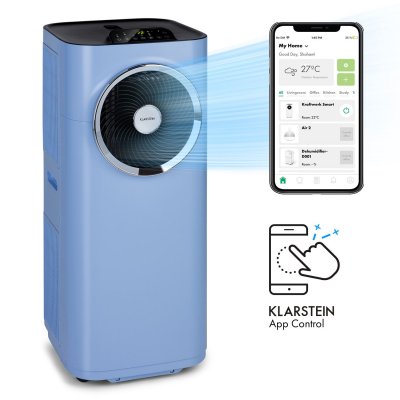 KLARSTEIN Climatiseur mobile Kraftwerk Smart 10K 3-en-1 10000 BTU contr&ocirc;le par appli t&eacute;l&eacute;commande