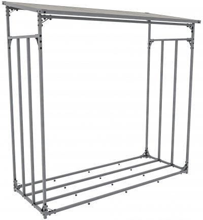 CLP  Abri pour bois de chauffage Ruston en Aluminium , XL