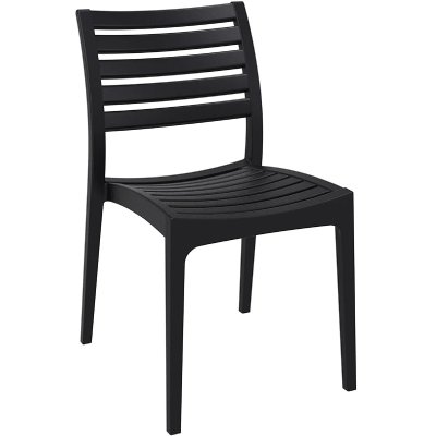 GENERIQUE CLP Chaise de jardin en plastique Ares , Noir