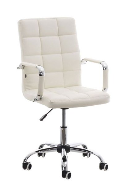 CLP Fauteuil de bureau Deli V2 similicuir , Blanc
