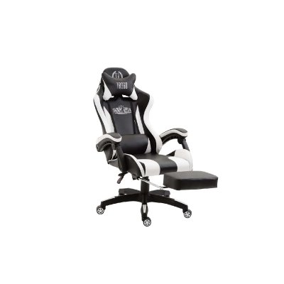 CLP TRADING CLP Fauteuil de Bureau Ignite Similicuir , Noir / Blanc
