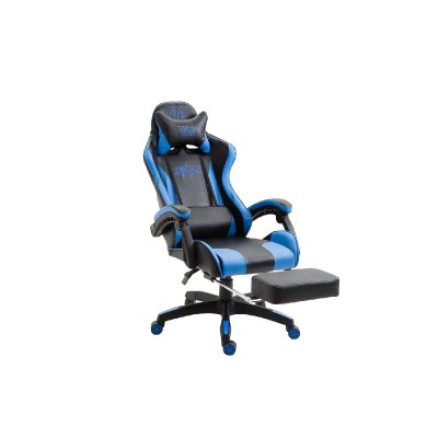 CLP Fauteuil de Bureau Ignite Similicuir , Noir / Bleu