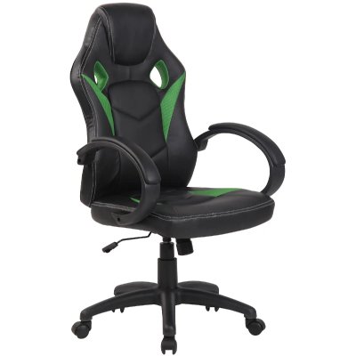 CLP TRADING CLP Fauteuil de bureau Magnus en similicuir , Vert