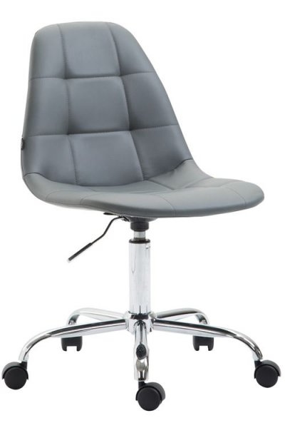 CLP Fauteuil de bureau Reims Similicuir , Gris