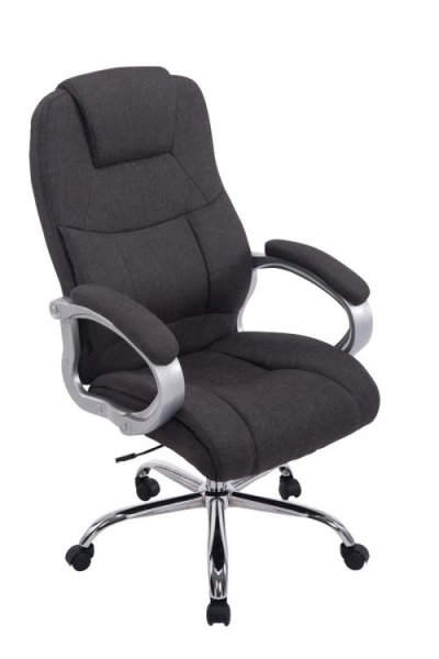 CLP Fauteuil de bureau XL Apoll Tissu , Gris fonc&eacute;