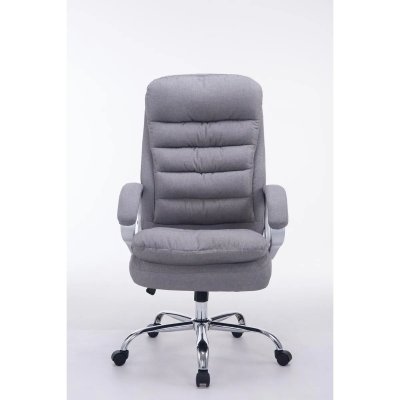 CLP Fauteuil de bureau XXL Vancouver Tissu , Gris
