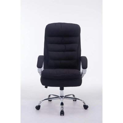 CLP Fauteuil de bureau XXL Vancouver Tissu , Noir