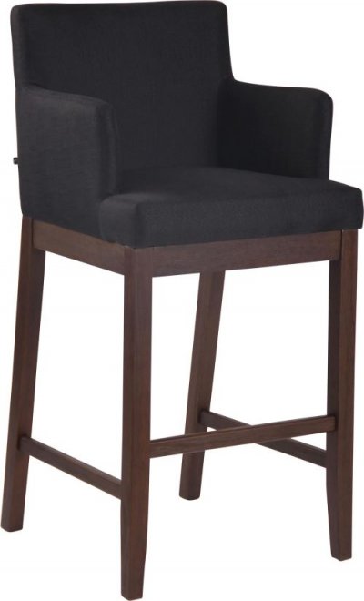 CLP Tabouret de bar Laredo en tissu , Noir /Antique 