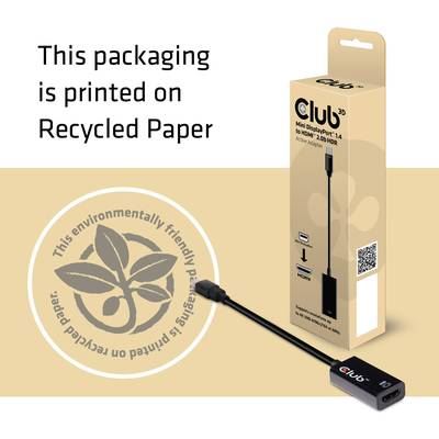 CLUB 3D Club3d - CAC-1180 DisplayPort Adaptateur [1x DisplayPort m&acirc;le - 1x hdmi femelle] noir R046861