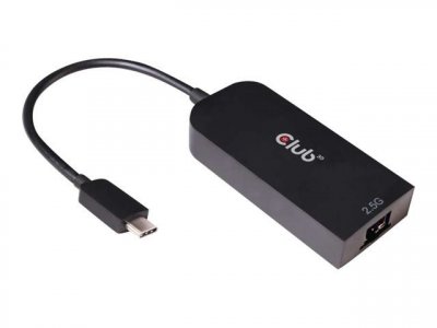 CLUB3D  CAC-1520 adaptateur et connecteur de c&acirc;bles USB C Ethernet Noir