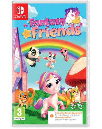 JUST FOR GAMES Code de t&eacute;l&eacute;chargement Fantasy Friends Nintendo Switch 