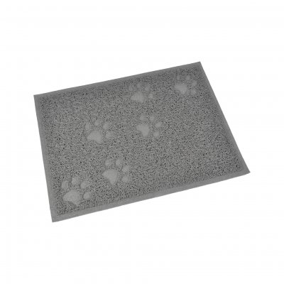 LOVE STORY CODICO 6TAP002GR Tapis de Liti&egrave;re Rectangle Impression Patte pour Chat