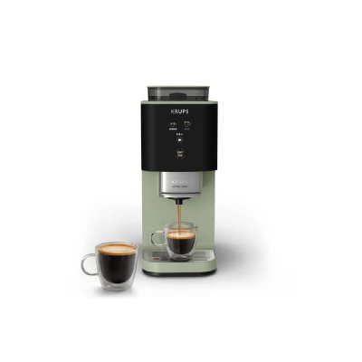 KRUPS Coffee Crush SA401LE0- Machine &agrave; caf&eacute; &agrave; grains , Vert - Neuf