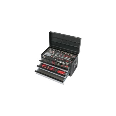 KS TOOLS Coffre &agrave; outils Ultimate &eacute;quip&eacute; - 3 tiroirs et plateau - 100 pcs