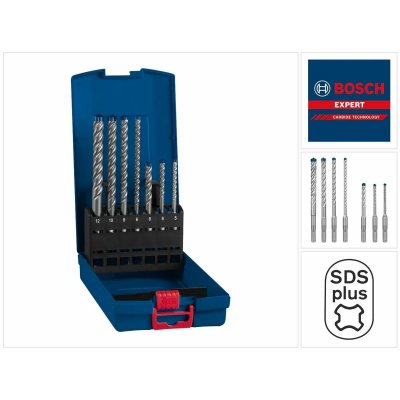 BOSCH Coffret 7 Forets Beton Sds Plus 7x Expert 5/6/6/8/8/10/12mm