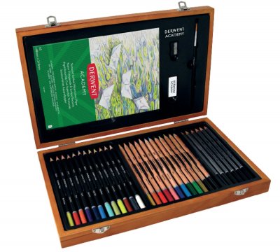 DERWENT Coffret &agrave; dessin Academy - 33 pcs -  - couleur variant