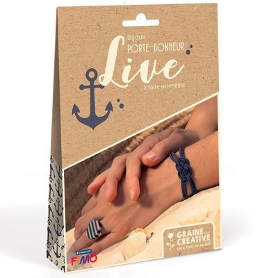  Coffret bijoux &agrave; faire soi-m&ecirc;me en p&acirc;te polym&egrave;re - Live - Graine Cr&eacute;ative