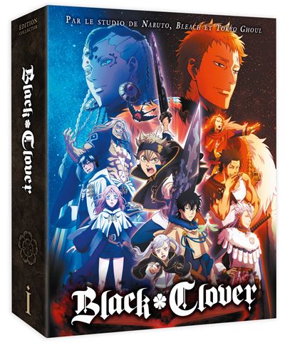 Coffret Black Clover Saison 1 Box 1 Edition Collector Blu-ray