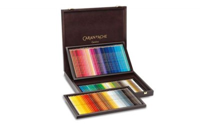  Coffret Bois 120 Crayons De Couleurs Supracolor&reg; - Caran D'ache 