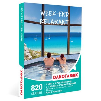 DAKOTABOX Coffret Cadeau - Week-end relaxant - 