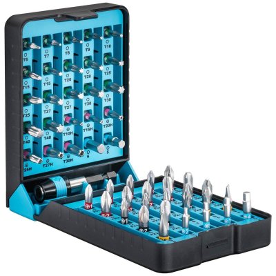 HAZET Coffret d'embouts de vissage Universel 52 pi&egrave;ces Torx Pozi Phillips Plats Hex
