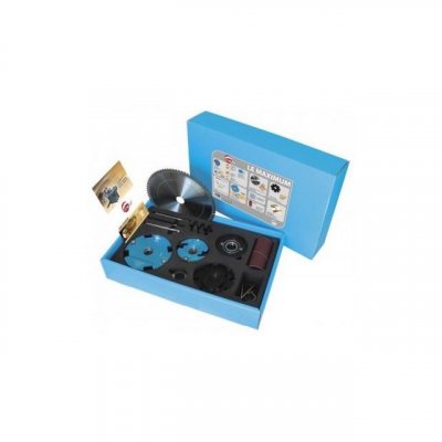 LEMAN Coffret d&rsquo;outils de toupillage MaxiSp&eacute;cial et lame 250 mm