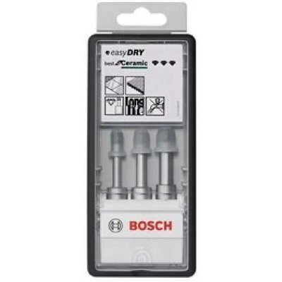 BOSCH Coffret De 3 Forets Diamant&eacute;s &Agrave; Sec  2608587145 Robust Line Easy Dry Best Ceramic