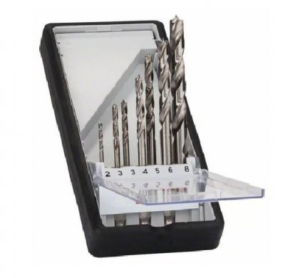 Coffret de 7 m&egrave;ches &agrave; bois h&eacute;licoidales 1/4'' - 2607019923