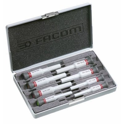FACOM Coffret de 8 tournevis Micro-Tech empreinte Torx s&eacute;rie AEX.J2 