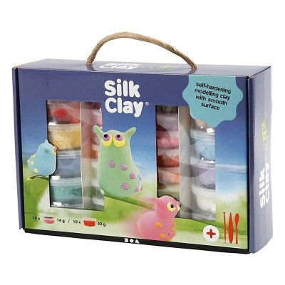 HTTPS: IMAGES NA.SSL IMAGES AMAZON.COM IMAGES I 712LKUZOKXL. SL1024 .JPG Coffret de modelage silk clay - couleurs assorties - 31 pcs 601716