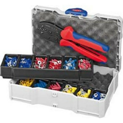KNIPEX Coffret De Sertissage Pince &Agrave; Sertir 97 52 36 Et Cosses Pr&eacute;-isol&eacute;es