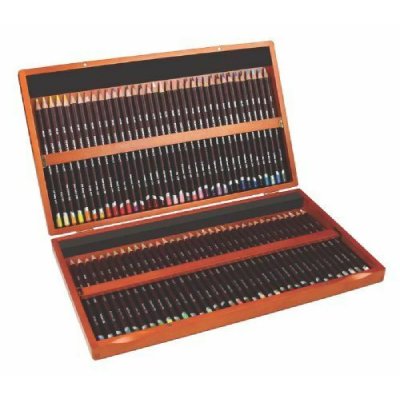 DERWENT Coffret Dessin En Bois -  - Coloursoft - 72 Crayons