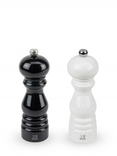 PEUGEOT Coffret Duo Paris Poivre Noir et Sel Blanc 18 cm