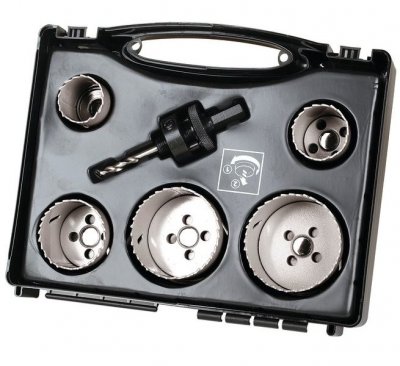 WOLFCRAFT Coffret Elec & Plomb  BIM D.35.40.51.65.68