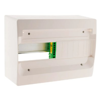 ZENITECH Coffret &eacute;lectrique  nu &agrave; &eacute;quiper&nbsp; 1 rang&eacute;e 13 modules blanc