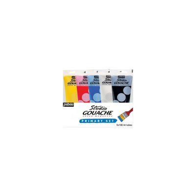  Coffret gouache - Studio Gouache - 5 tubes 100ml