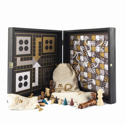  Coffret Jeux 4 en 1 COFFRET COMBO 4 EN 1 MANOPOULOS Bois Multicolore
