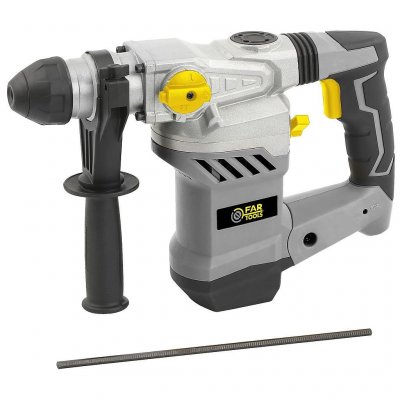FARTOOLS Coffret marteau perforateur ""hy1250"" - 1500 w - 3 forets et 2 burins