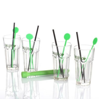 SECRET DE GOURMET Coffret mojito 13 pi&egrave;ces - Set complet avec verres