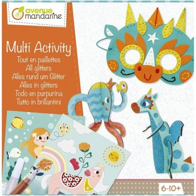 AVENUE MANDARINE Coffret Multi-activit&eacute; - Tout en paillettes - 6/10 ans et +