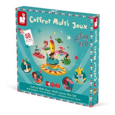 JANOD Coffret Multi jeux Carrousel 