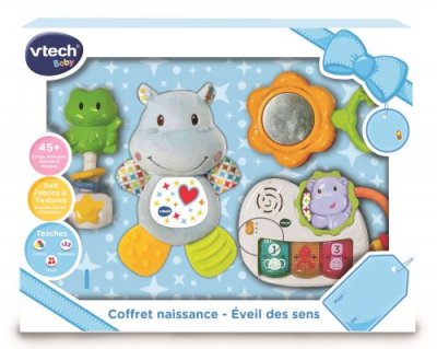 VTECH BABY Coffret naissance bleu Gris Vtech