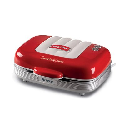 ARIETE Coffret sandwich 3 en 1 cupcakes donuts rouge 1972/00 