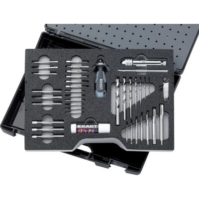 EXACT Coffret tarauds et fili&egrave;res hss 61 pi&egrave;ces  gs61