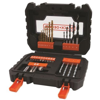 BLACK & DECKER Coffret Vissage Per&ccedil;age (31 Accessoires) BLACK+DECKER - A7233-XJ