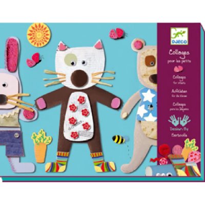 DJECO Collages des petits  multicolore