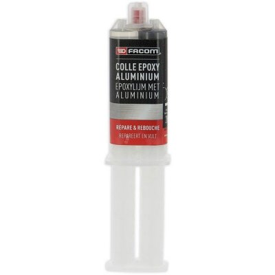 FACOM Colle epoxy alu pour pi&egrave;ces m&eacute;talliques-plastiques-bois 28g - 