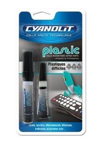 CYANOLIT Colle instant plastic 3g blister  CF-4330020