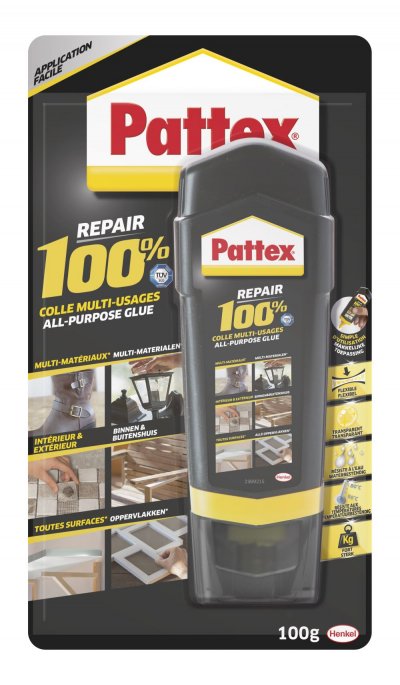 PATTEX Colle Multi-usages Repair 100%  - Le Tube De 100g