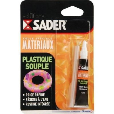 SADER Colle plastique souple - 12 mL - 
